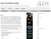 Tablet Screenshot of namesbay.org